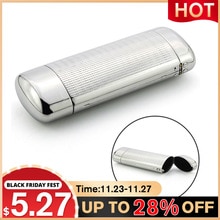 15x5,5x3 cm Silber Aluminium Metall Brille fallen Brillen fallen Mittel Größe Gläser Lagerung Kasten Reise Tragbare brillen Organisatoren