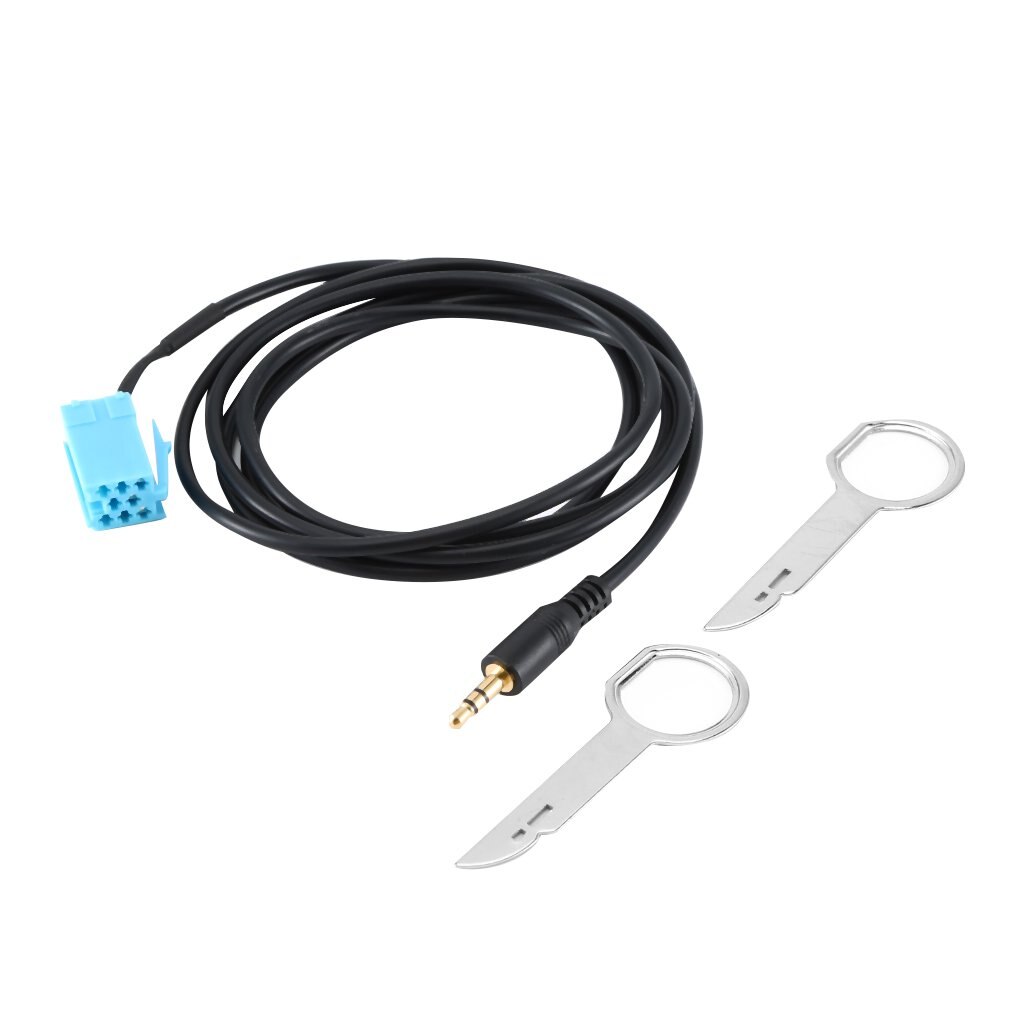 Auto Stereo Mini Iso 8Stift Aux Kabel Adapter Mit Radio Entfernung Werkzeuge Für Blaupunkt Radio 2000