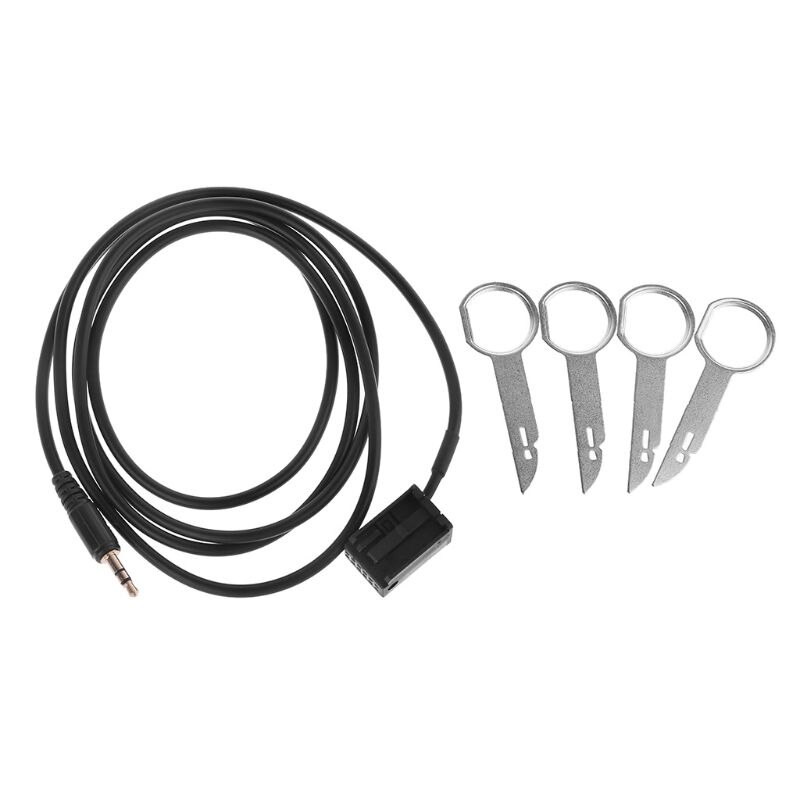 Für Mondeo 6000CD Aux in Eingang Adapter Kabel Blei iPod MP3 + Entfernung Schlüssel