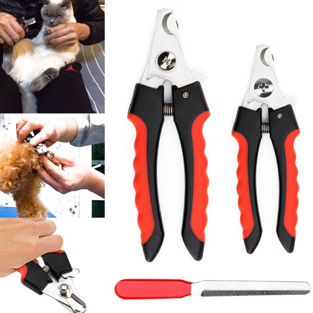 Edelstahl Haustier Nagel Klaue Schermaschinen Trimmer Schere Pflege Schneider für Haustier Hund