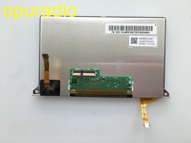 Echte brandneuen 5 zoll LCD Anzeige LQ050T5DW02 mit berühren Tafel für Fiat Auto GPS Navigation LCD Monitor