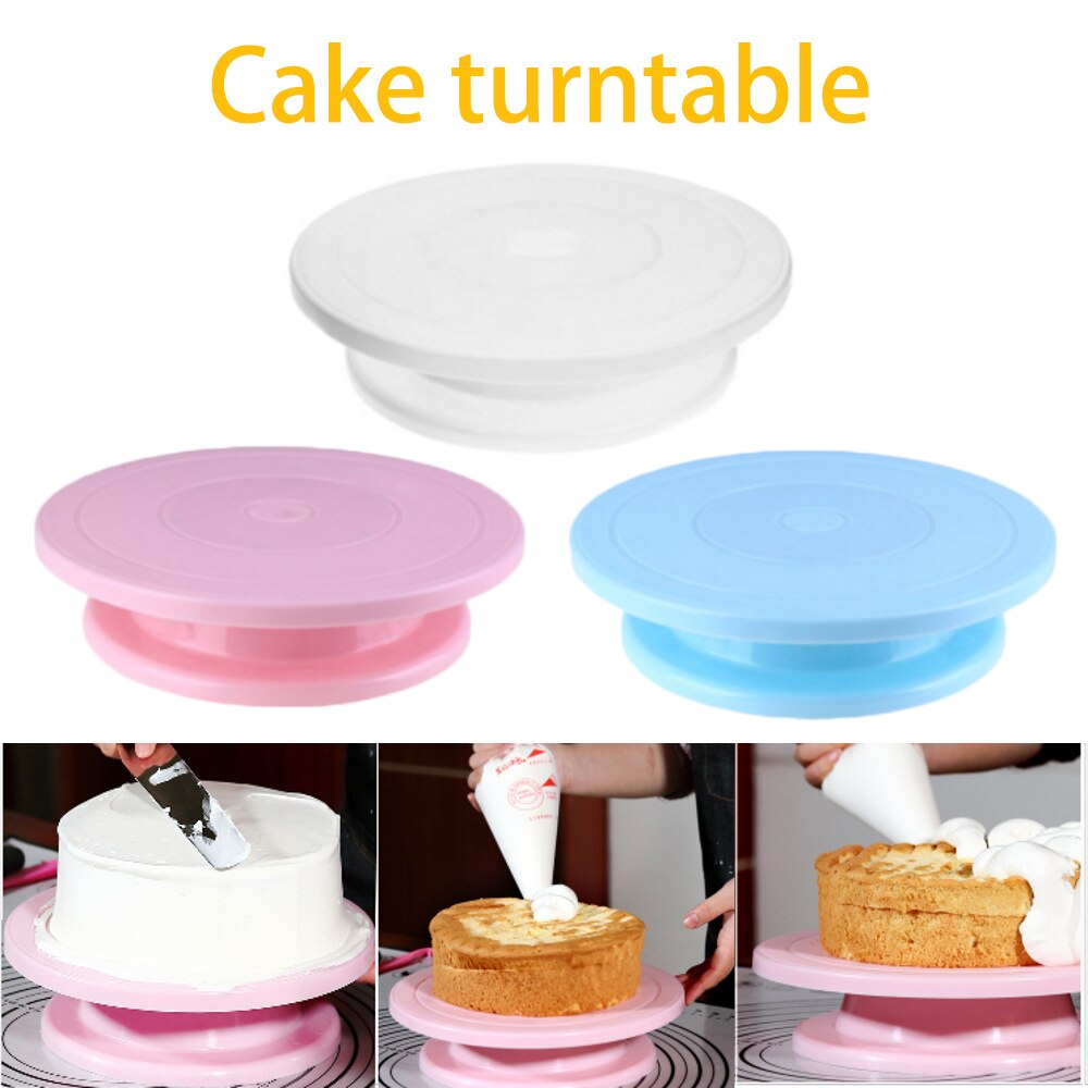 10 zoll Kuchen Drehscheibe Rotierenden Anti-Schleudern Runde Kuchen Stehen Kuchen Dekorieren Werkzeuge Kuchen Dreh Tisch Küche DIY Pfanne backen Werkzeuge
