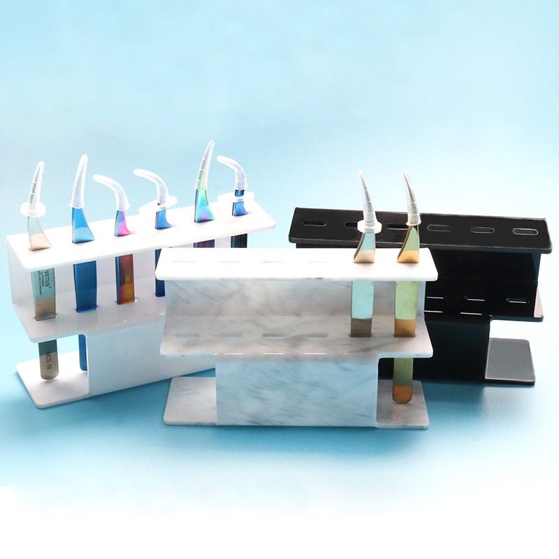 Acryl Wimpern Pinzette Lagerung Halfter dauerhaft Bequem Pinzette Stand Regal Halfter Wimpern verlängerung frauen machen-hoch-Werkzeug