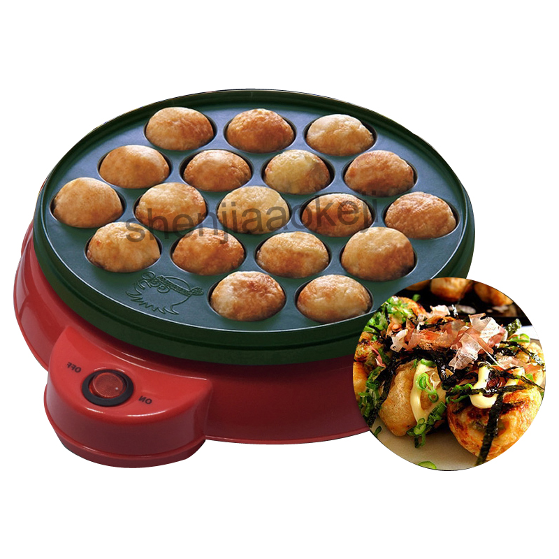 KS-331 Krake bälle backen maschine Krake Ball Maschine Kleine fleisch Ball maschine Mit 18-löcher haushalt Maruko maschine 220v650w