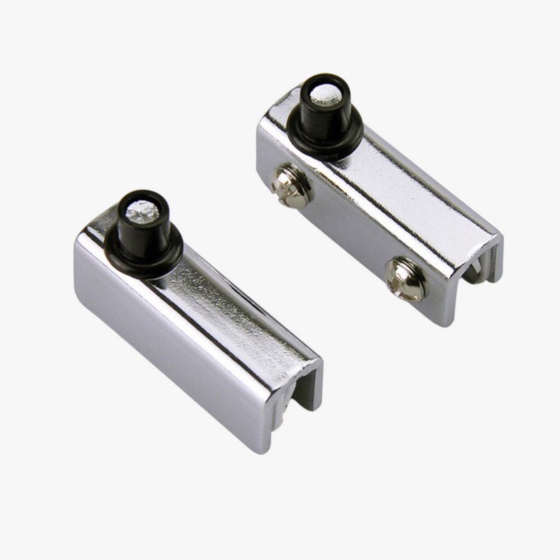 2Stck Glas Tür Drehpunkt Scharnier Schrank Türen Schrank TV Schränke Bücherregale Klemme Clip Silber Glas Scharniere Für Schrank Schrank neue