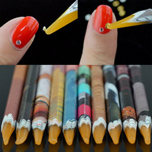 Neue Nagel Wachs Pflücker Stift Bleistift Pflücken Werkzeuge Nagel Kunst Kristall Perle Dekorationen Punktierung Stifte Nagel Kunst werkzeuge 1 Stck