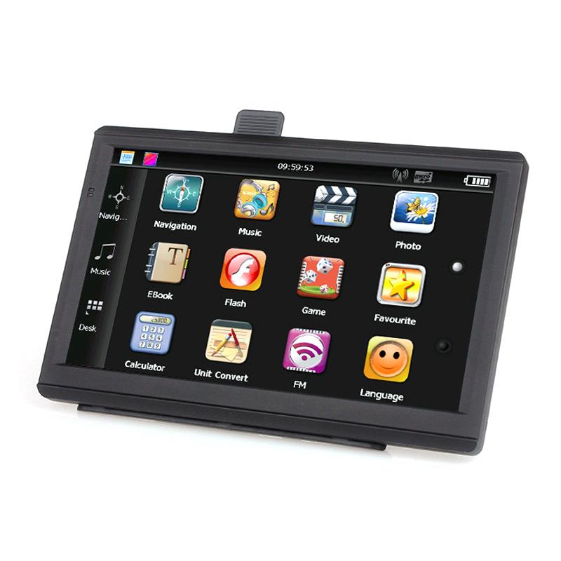 7 zoll 8GB Navigator einstellen Auto Lkw HGV GPS Navigation Karten Auto GPS Navigator HD Verkehrs Alarm Lkw Navigation