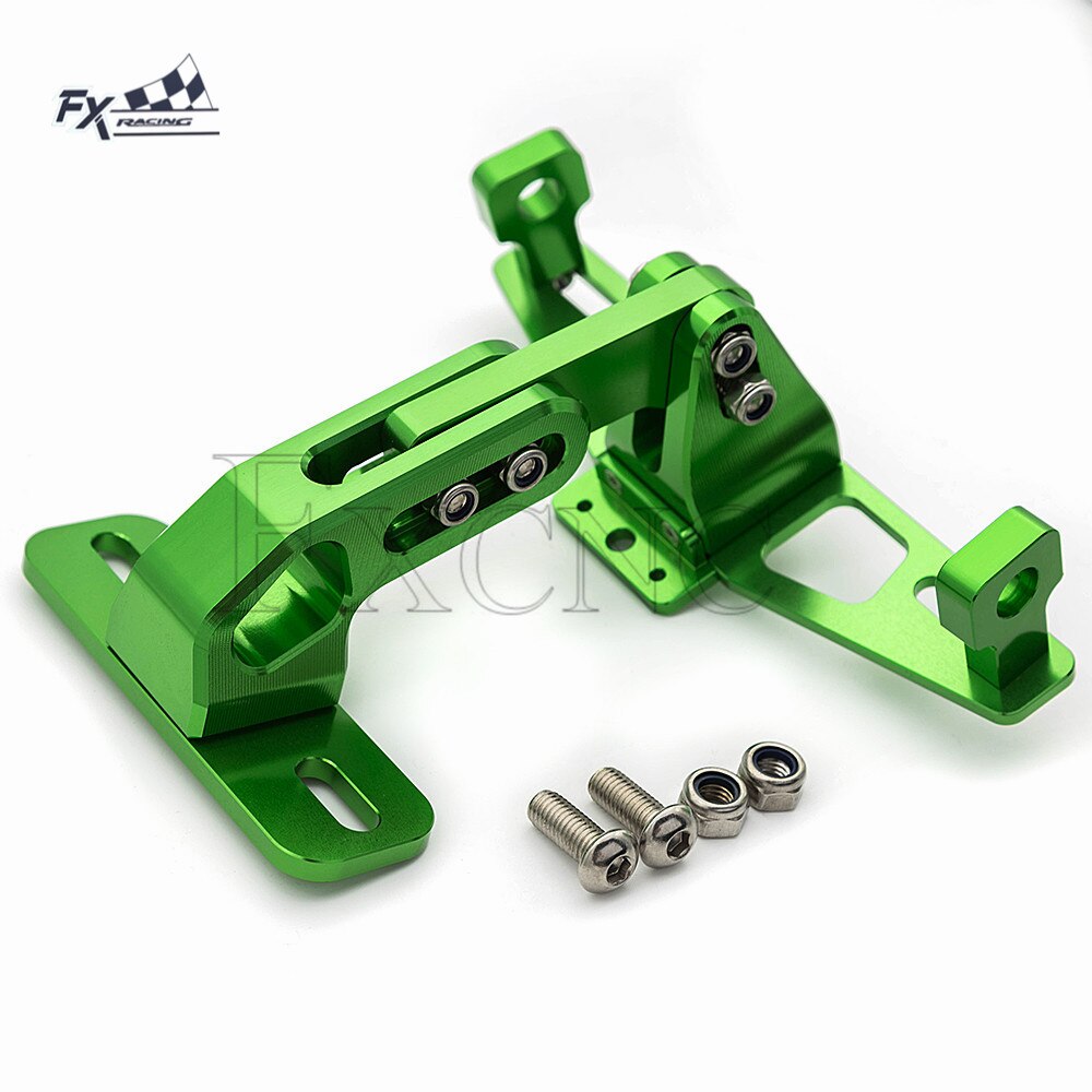 Aluminium Motorrad Universal- Kennzeichen Rahmen Halfter Halterung Für Kawasaki Z125 Z300 Z750 Z800 Z750 Z900 Z1000