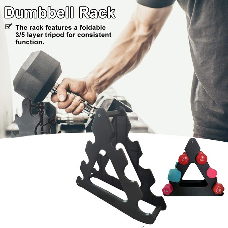 Gewicht Gestell Für Hanteln Gestell Multifunktionale 3/5 Schicht Robuste Hantel Halfter Für Haushalt Verwenden Dumbell Gestell Stehen