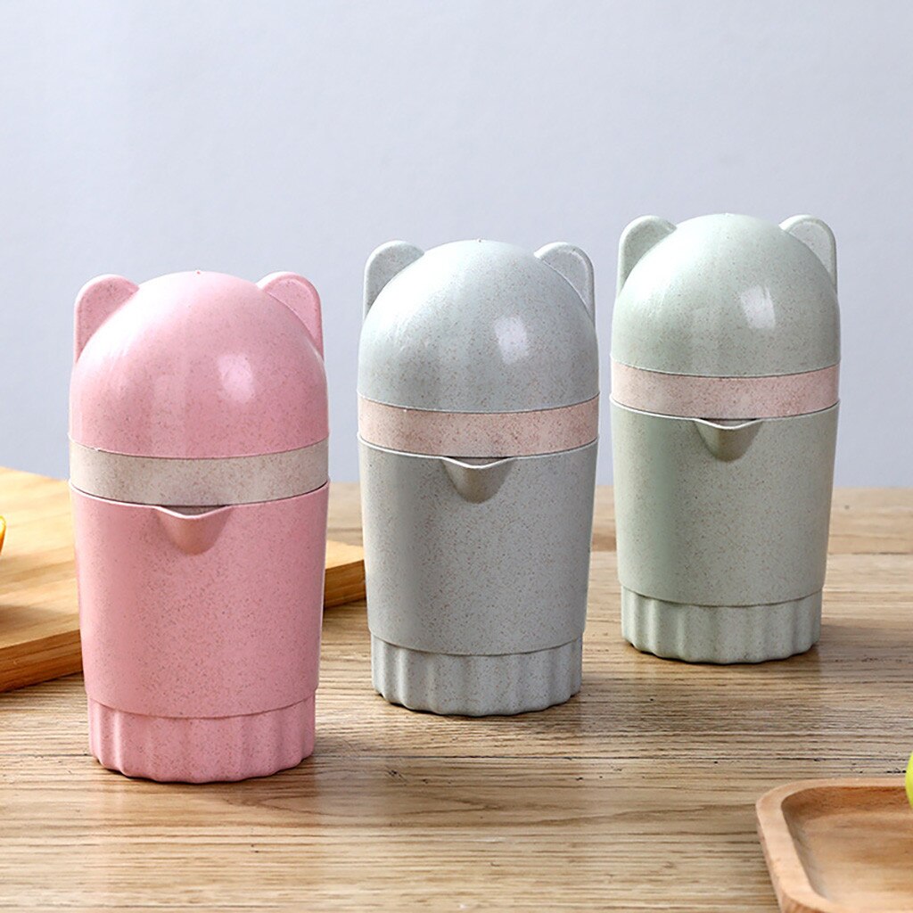 Tragbare Rührgerät Manuelle Zitronen Orange Entsafter Presse Hand Manuelle Presse Küche Zitrone Presse Flasche Nette Licuadora Portatil