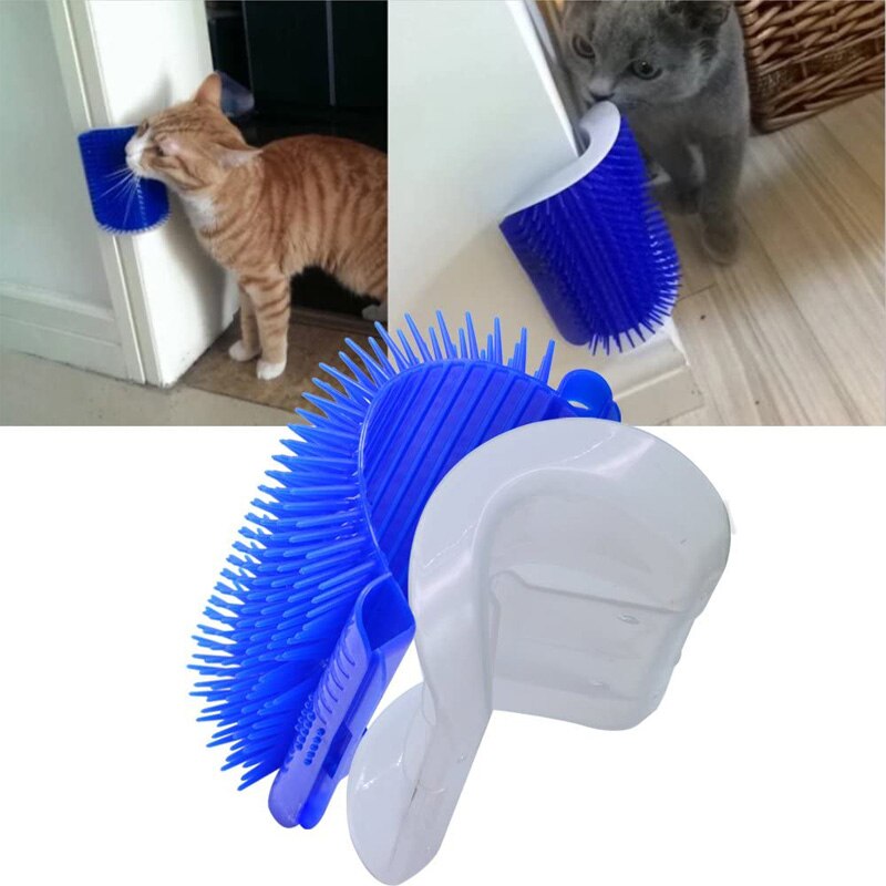 Haustier Selbst Friseur Pinsel Für Katze Ecke Massage Pinsel Mit Katzenminze Katze Reibt sterben Gesicht Mit Kitzeln Kamm Katze Selbst Friseur Zauberstab Pinsel