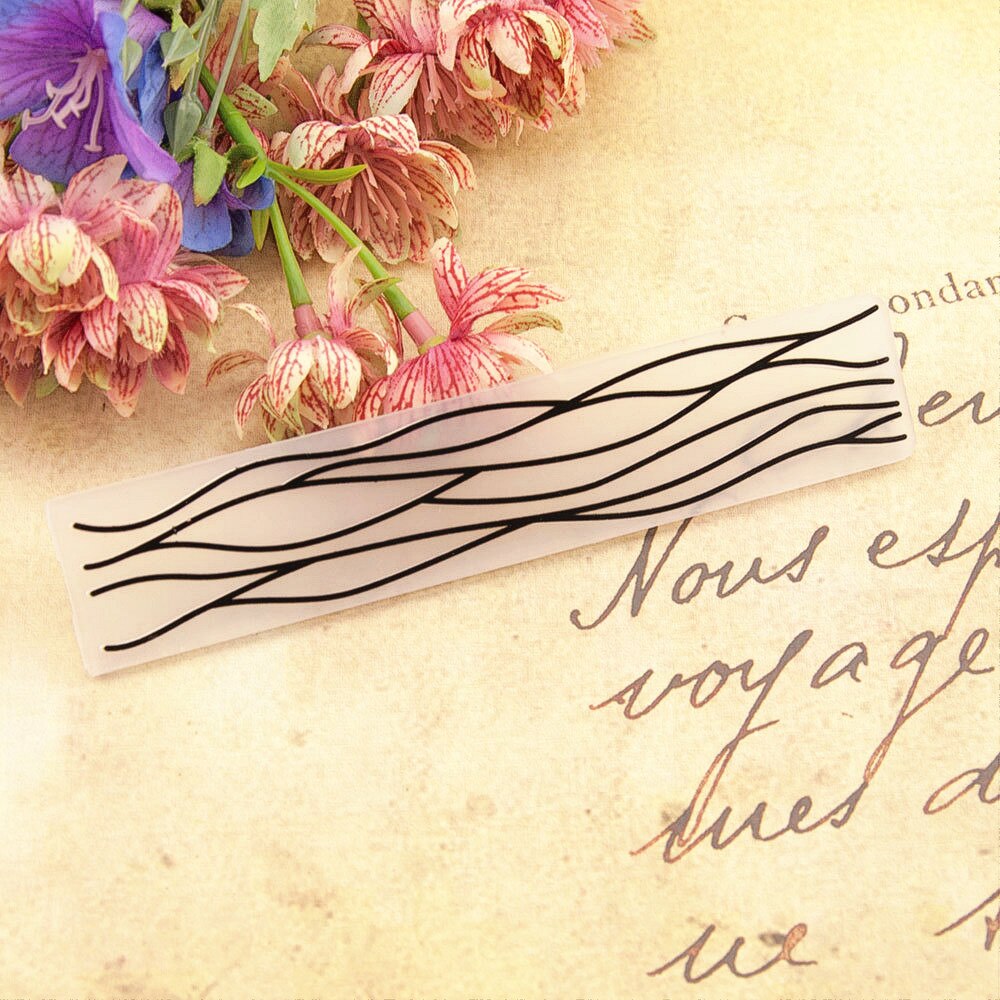 HEIßER kunststoff linie handwerk karte, sterben papier karte Album hochzeit dekoration Clip Präge ordner