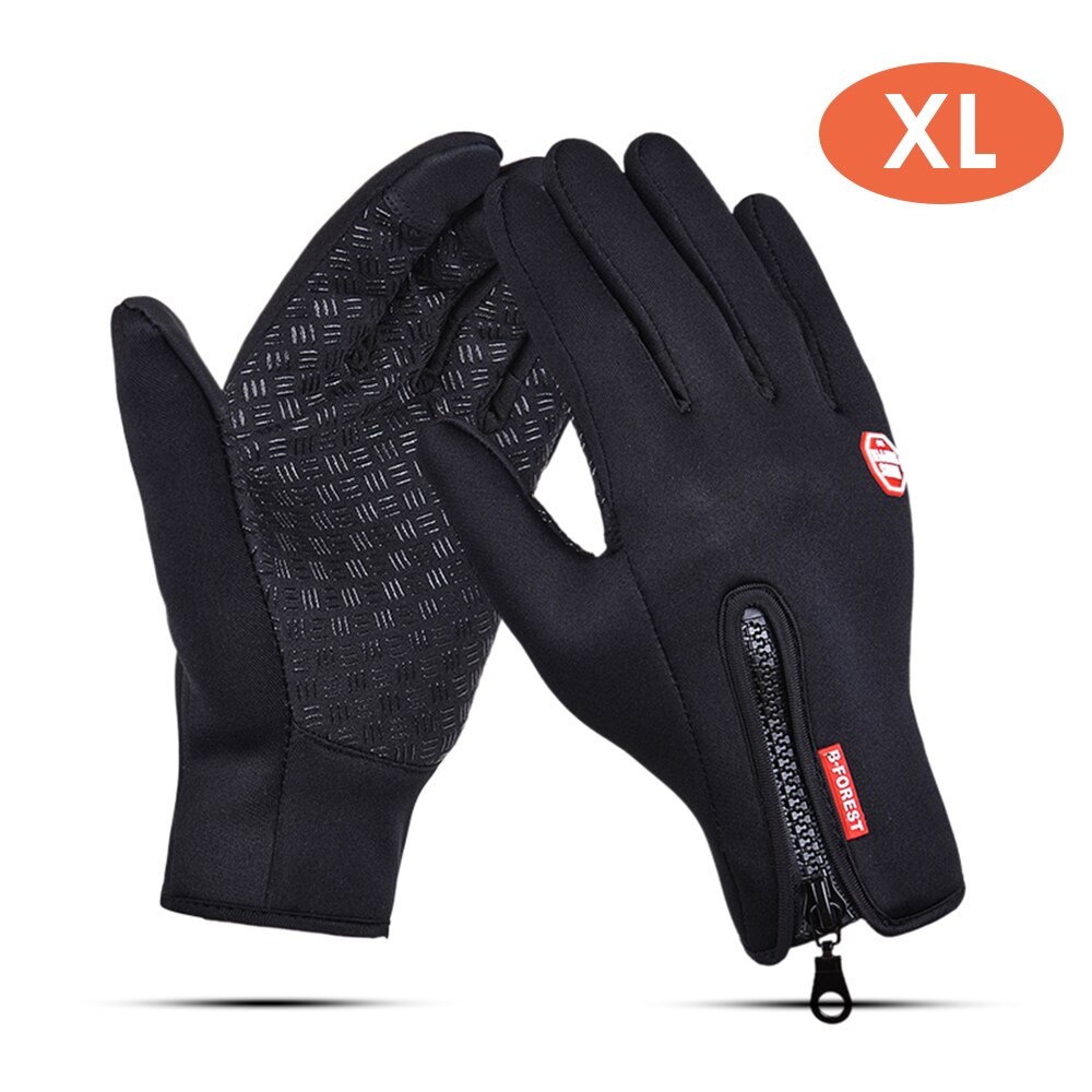 Kyncilor Winter Radfahren Handschuhe Mit Handgelenk Unterstützung Touchscreen Fahrrad Handschuhe draussen Sport Winddicht Fahrrad Voll Finger Handschuhe