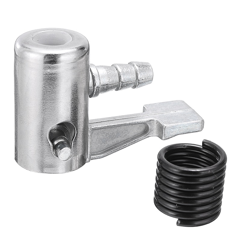6mm Reifen Futter Inflator Pumpe Schlauch Adapter Ventil Stecker Auto Fahrrad Motor- Luft Futter Inflator Pumpe Ventil Clip Klemme mit Frühling
