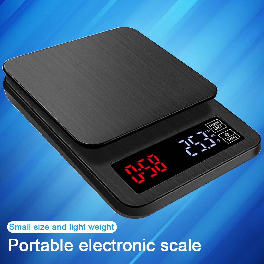 Mini LCD Digital Elektronische Tropfen Kaffee Skala mit Timer 5kg 0,1g Digitale kaffee gewicht Haushalt Tropf Skala Timer