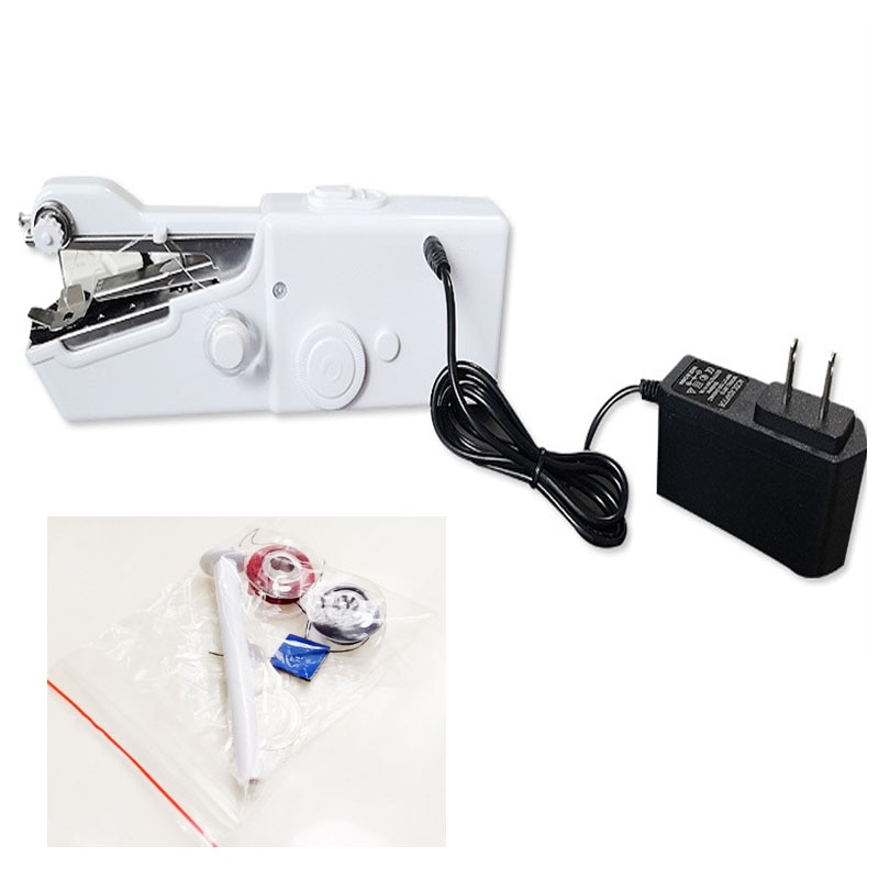 Tragbare Elektrische Nähmaschine Mit Adapter schnell Handliche Stich NäHenne Hand kabellos Kleidung Stoffe DIY NäHenne Reparaturen Werkzeug