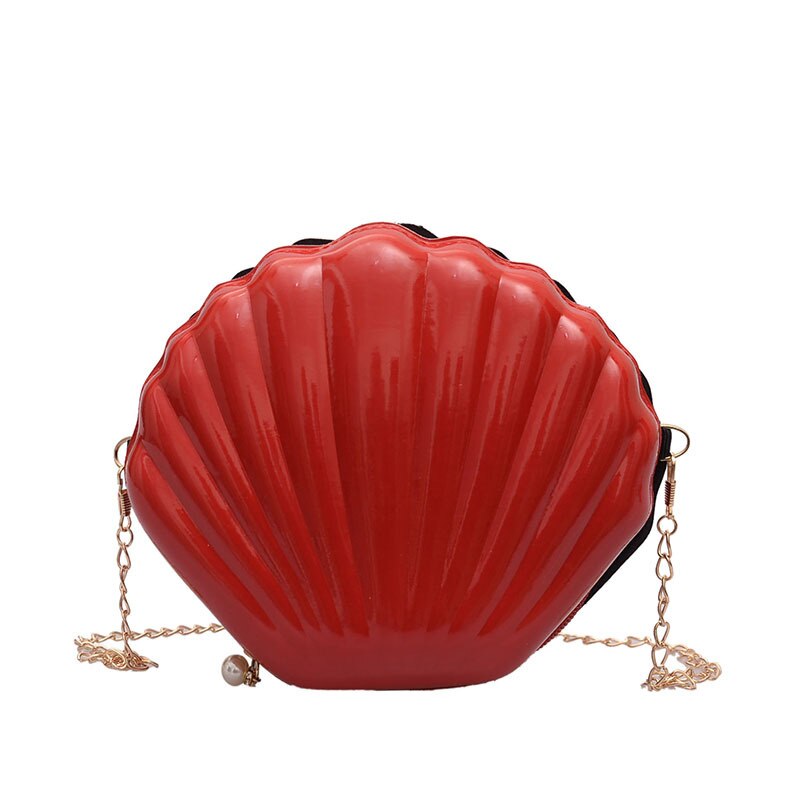 modisch Mini frauen Schulter Tasche Neue Einfache Hülse Tasche PVC Kette Crossbody-tasche Wilde Reine Farbe Taschen für Frauen