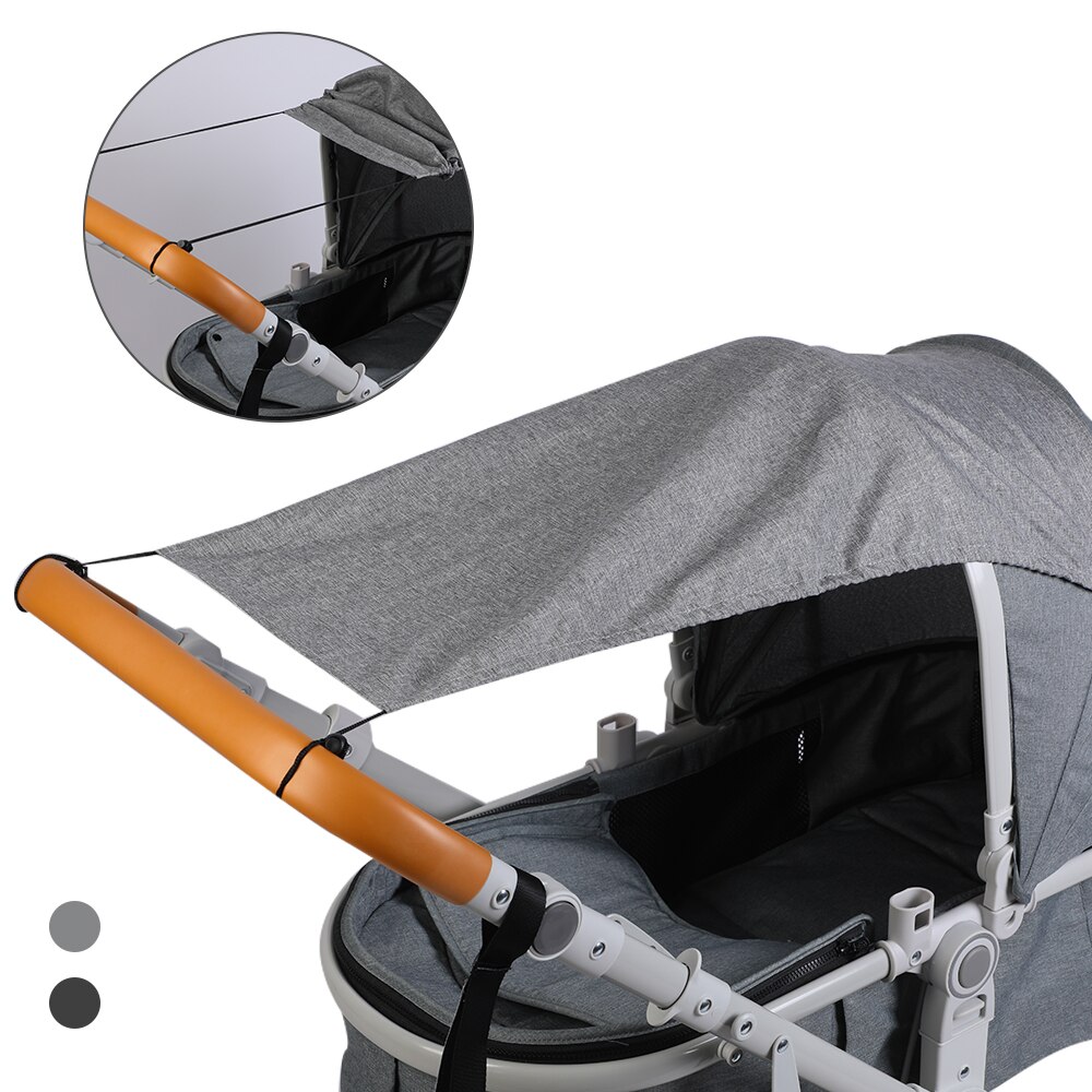 Universal- Baby Kinderwagen Sonne Markise Anti-Uv Wasserdicht Wagen Sonne Schatten Baldachin Abdeckung Für Kinderwagen Kinderwagen Zubehör 30x67x50cm