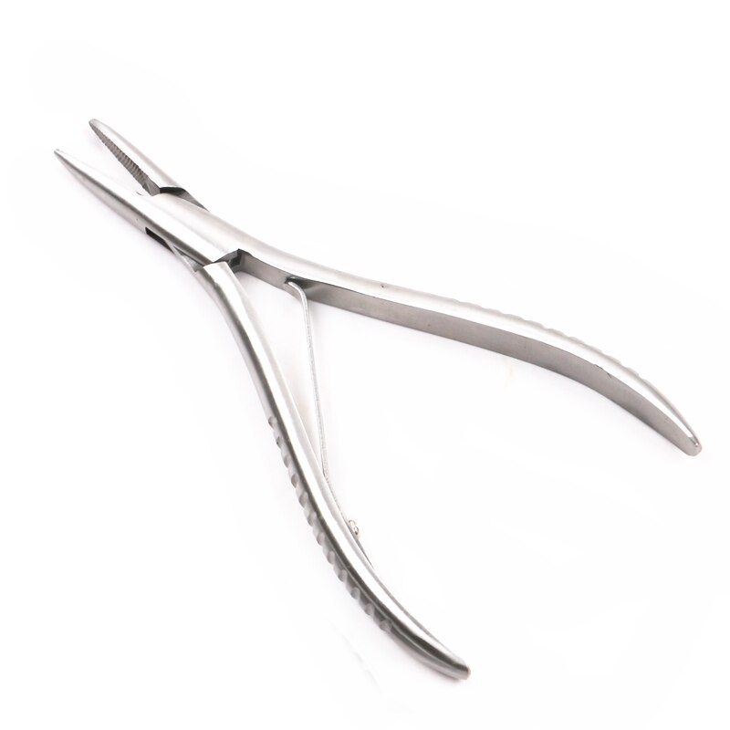 1 stücke Flache bilden Edelstahl Haar Verlängerung Zangen Multi-Funktionell Eingerichteten Haar Verlängerung Werkzeuge Zange Für Haar Verlängerung-haar