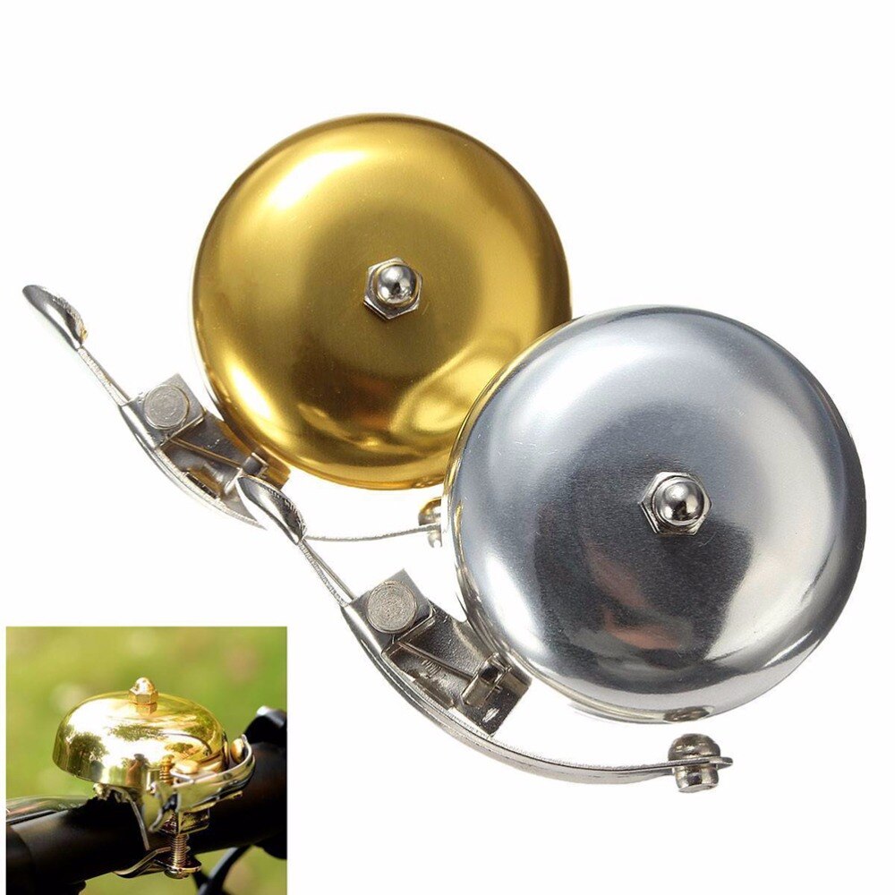 Klassische Lenker Fahrrad Glocke retro Zyklus drücken Fahrrad Metall Glocke Lauter Klang eins berühren Radfahren Fahrrad Horn Alarm Zubehör Neue