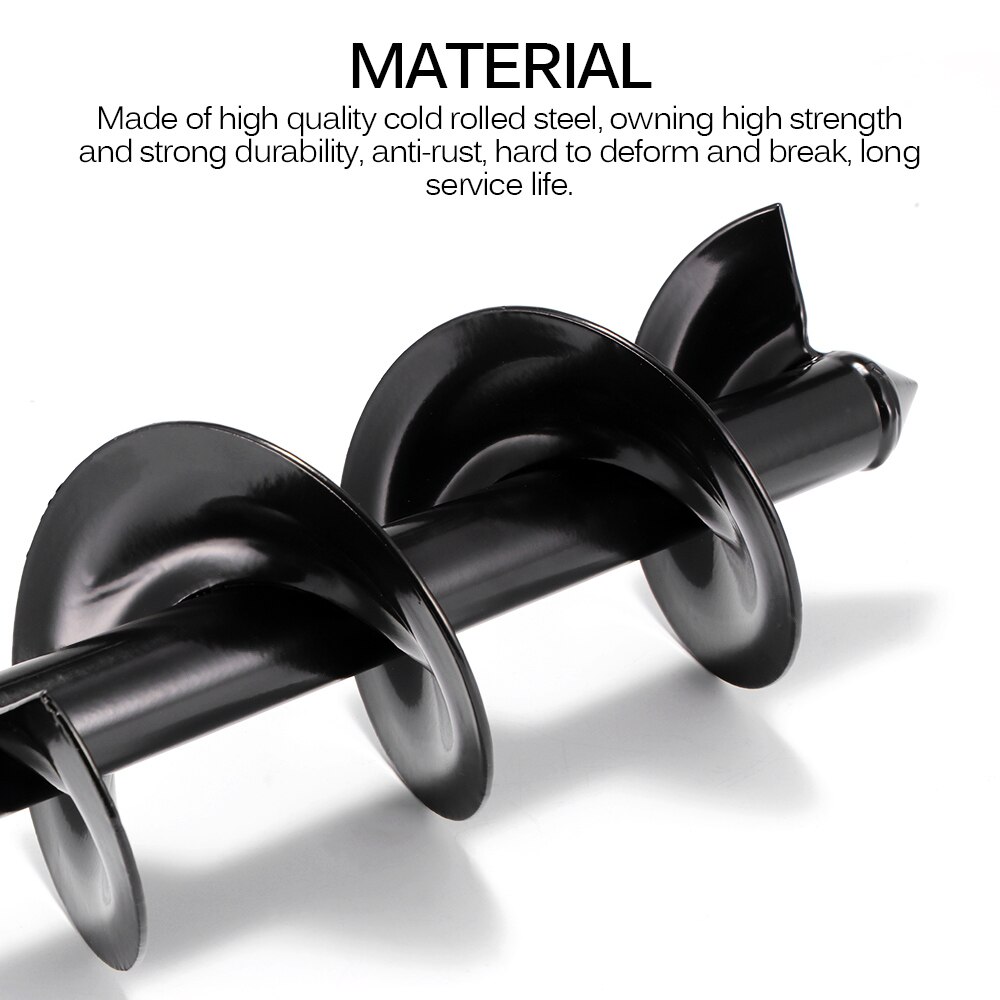 Kohlenstoff Stahl Pflanzer Garten Schnecke Spirale Bohrer Blume Pflanzen See Bagger Bohrer Hof Gartenarbeit Bettwäsche Pflanzen