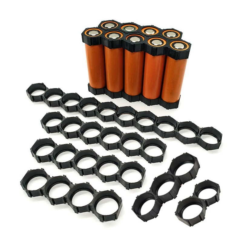 10 Stck 18650 Lithium-Batterie Wärme Halfter Halterung Fehlausrichtung Montage Gruppe DIY Batterie Lager Kasten fallen Pack Spleißen Basis