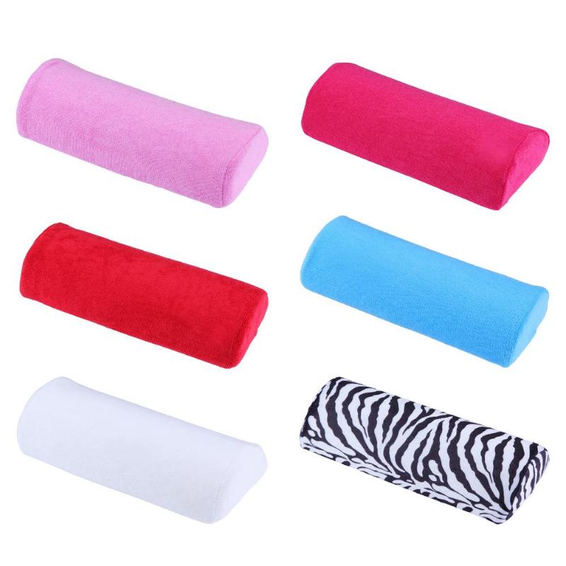 6 farben Weichen Nagel Kunst Hand Rest Kissen Pad Waschbar Hand Kissen Kissen Halfter Arm Ruht Manikübetreffend Salon Schönheit Ausrügestochen werkzeug