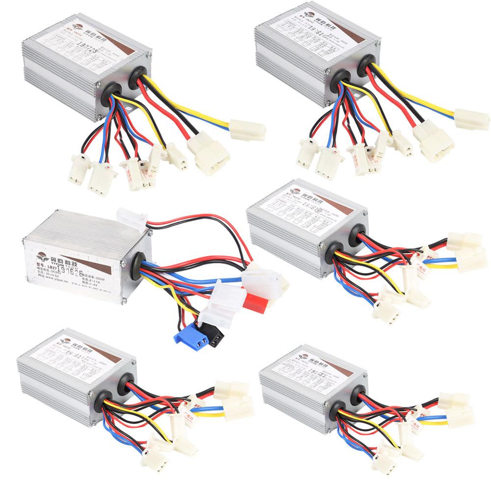Elektrische Fahrrad Rolle Gebürstet Motor- Regler Kasten DC 24V 36V 250W 350W 500W für Elektrische fahrrad Rolle E-Fahrrad Zubehör