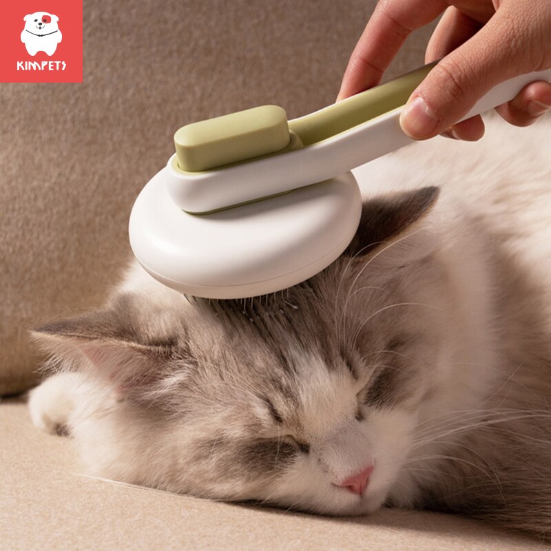 Kimpets Hohl Nadel Kamm Katze Kamm Pinsel Katze Haar Kamm Haustier Hund Haar zu schweben Hund Katze Haar Reiniger