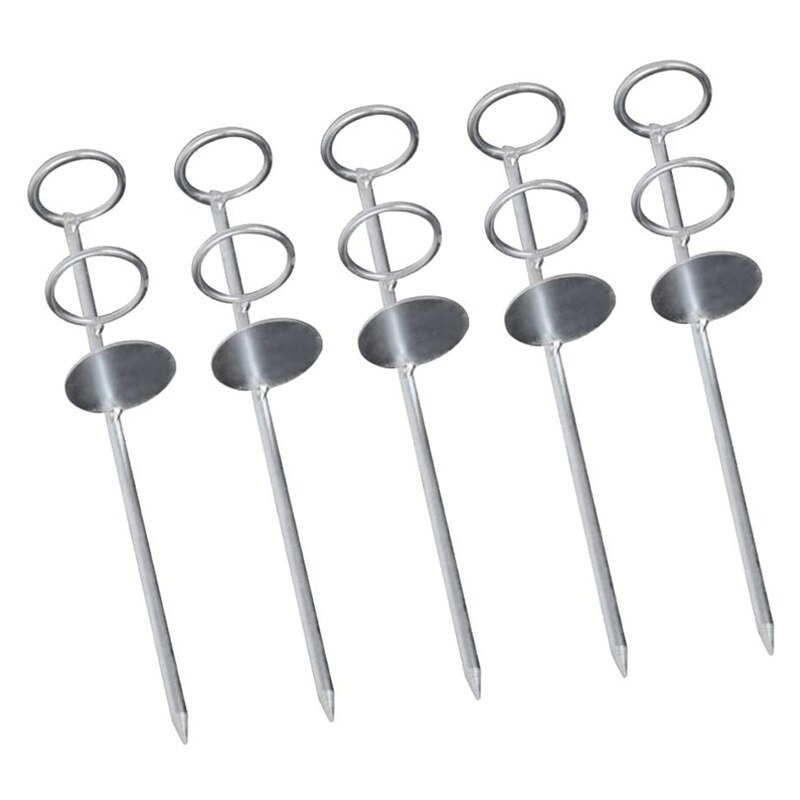 5 Stck Angelrute Halfter Boden Pole Halfter Edelstahl Angelrute Lagerung Gestell Angeln Werkzeug Liefert