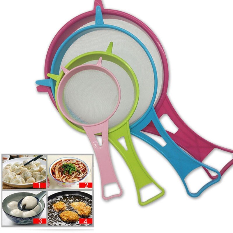 Sieb Siebe Küche Liefert Mehrzweck 4 Teile/satz DIY Kochen Werkzeuge Multi Mehl Sichter Saft Tee Sieb