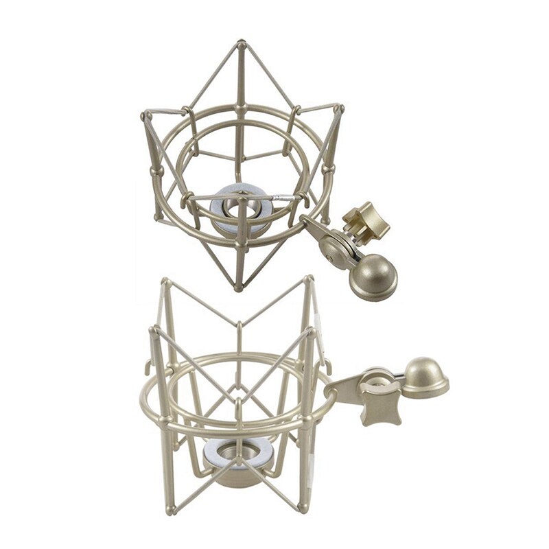 Aufnahme Studio Metall Shockmount Clip Suspension Spinnen Halterung Mikrofon Stehen für Rundfunk Mic Halfter