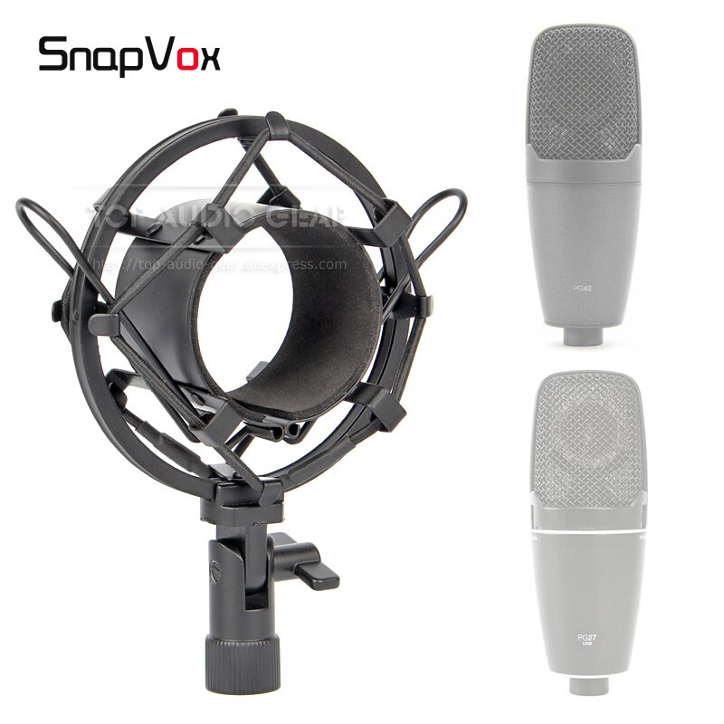 Spinne Mikrofon Schock montieren Microfono Suspension Clip Klemme Mic Stand Halfter Für SHURE PG 42 27 PG42 PG27 USB Mikrofon