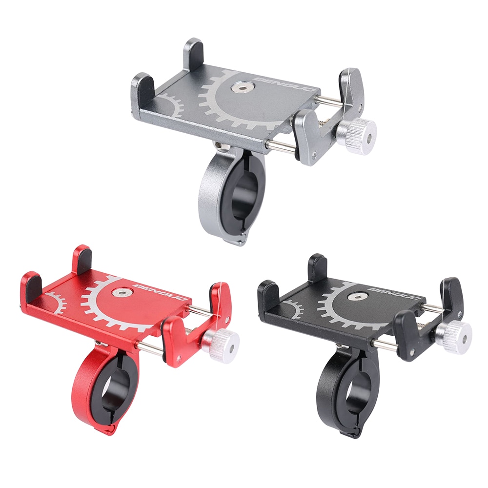 1Stck Aluminium Legierung Fahrrad Telefon Halfter Anti-Unterhose Fahrrad Halterung Stehen MTB Fahrrad Telefon GPS Navigation Unterstützung Fahrrad zubehör