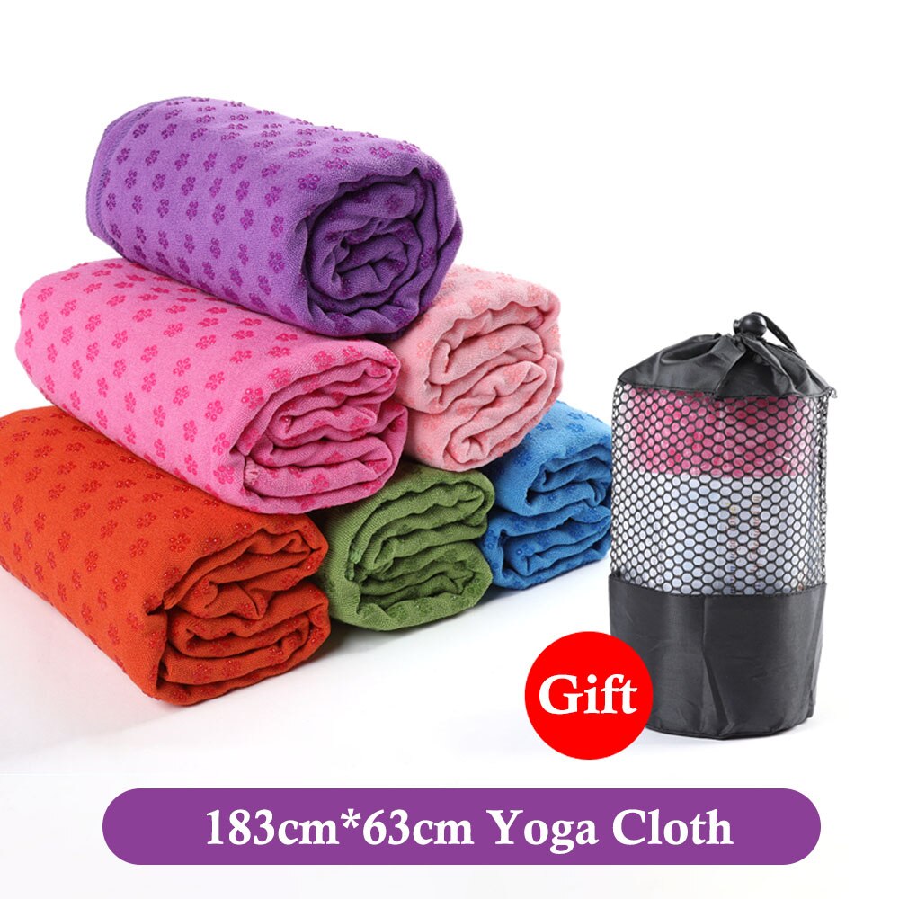 Moonglade Yoga matt Yoga Handtuch Nicht-Unterhose Yoga Decke Yoga Handtuch Yoga Liefert PVC Pflaume Kleber Nicht-Unterhose handtuch 183cm * 63cm