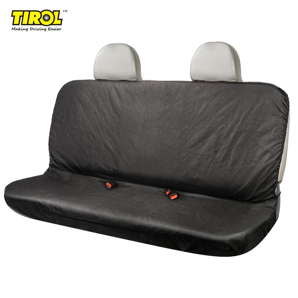 TIROL Wasserdichte Hinten Auto Sitz Abdeckung 600D Oxford und PU Beschichtung Schwarz Sitzkissen Universal- passen Sitz Schutz T26304b