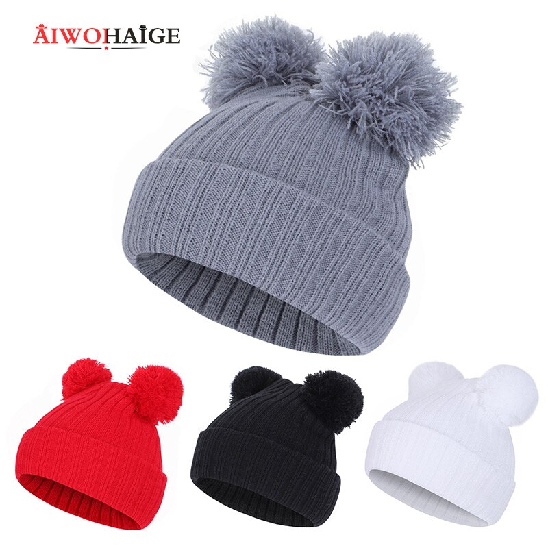 Art Hütte Winter Baby mützen niedlich hüte für Baby kleinkind Mütze Baby pom pom Hütte Baby Junge Mütze casco bebe Hütte Baby mädchen Winter