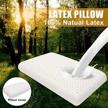Natürliche Latex Erwachsene Bettwäsche Cervica Wirbeln Massage Kissen Gesundheit Nacken Verbundene Kopf Pflege Speicher Kissen