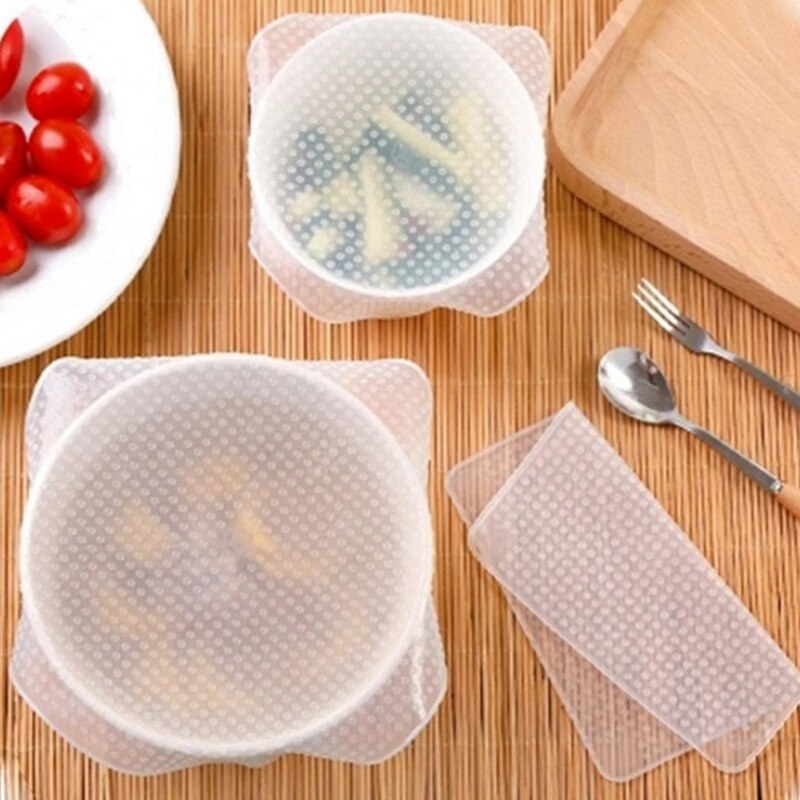 HEIßER-8 Stck Silikon Schüssel Abdeckung wiederverwendbar Für Lebensmittel strecken Deckel Dichtung Frisch Halten Lebensmittel Schoner wickelt Bpa Frei küche Werkzeuge