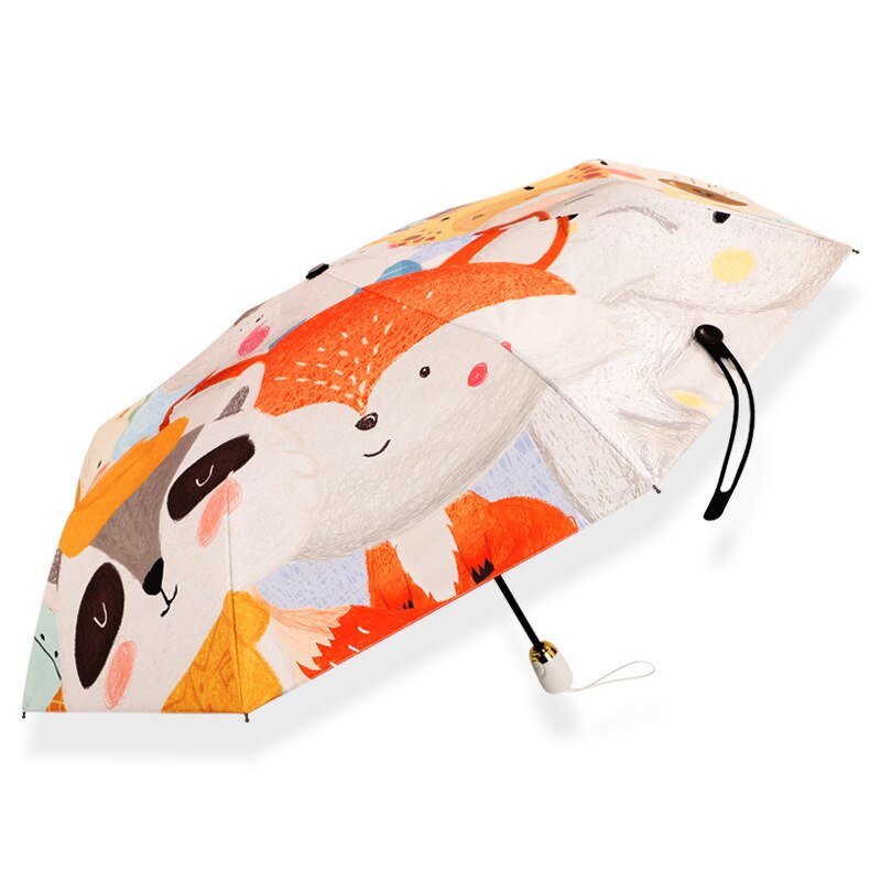 Automatische Regenschirm Regen Männer Drei Klapp Sonnenschirm freundlicher Sonnencreme Anti UV Reise Sonnenschirm Wasserdichte Tragbare Regenschirm