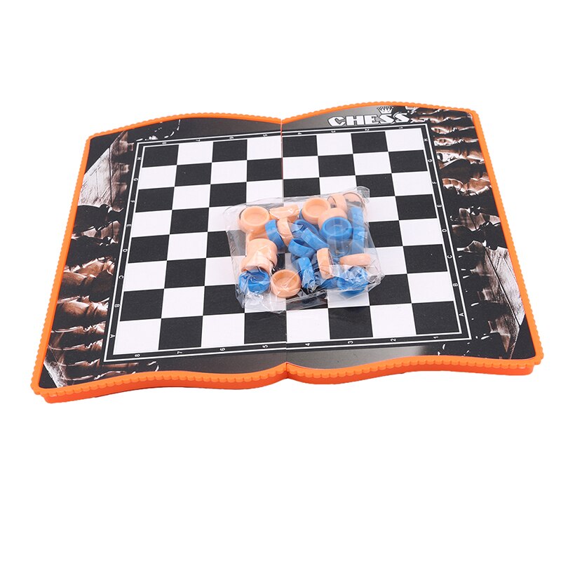 Baby Party Spiele Tragbare Falten Schach Spiel/Dame/fünf-in-a-reihe/fliegen Schach spiele Pädagogisches Spiel Für freundlicher