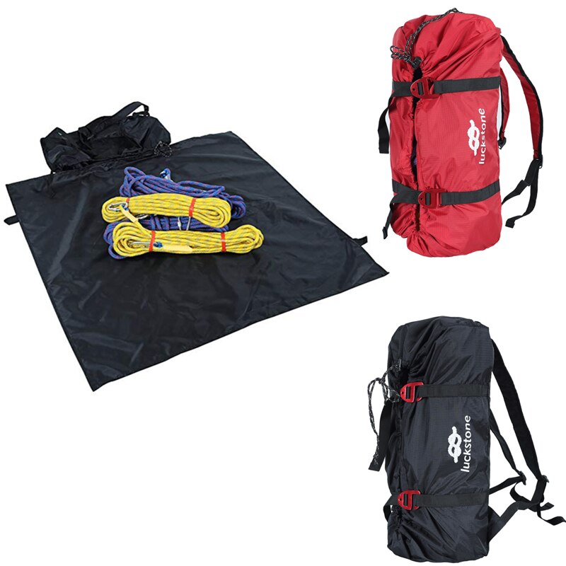Klettern Seil Tasche Kabel Tragen Tasche Wandern Schulter Rucksack Klapp Tragbare Wasserdichte Rucksack Boden matt