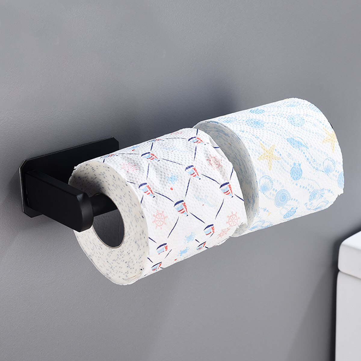 Keine Löcher Rollen Papier Halfter Edelstahl Papier Handtuch Gestell Für Schlecht Schwarz Papier Gestell Gewebe Handtuch Zubehör Gestell Halfter