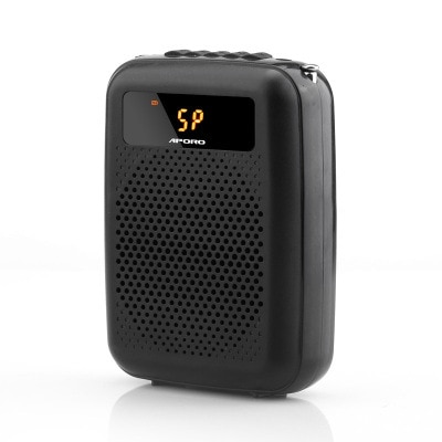 APORO T4 verdrahtete lehre lautsprecher gewidmet, um sterben lehrer der taille hängen klasse Biene tragbare hausieren lautsprecher