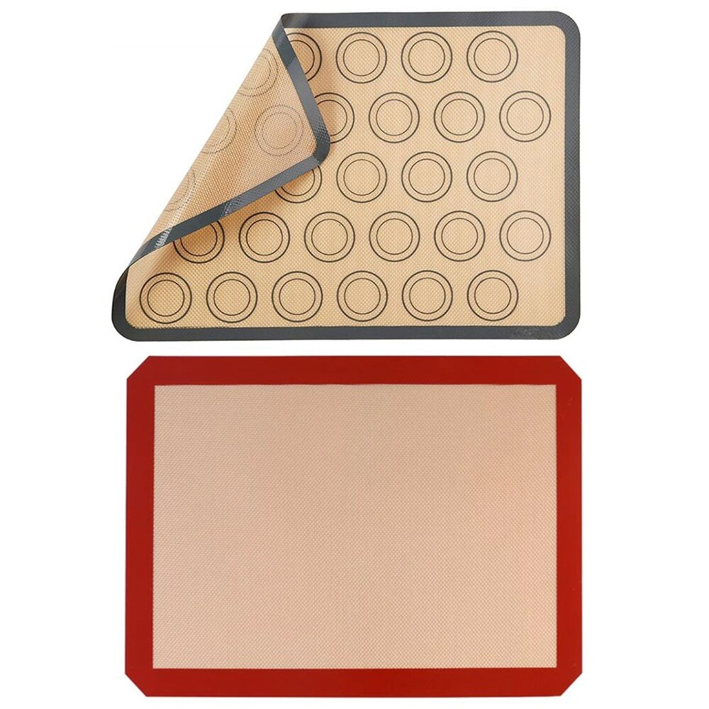 Silikon Backen matt Pad Blatt Backen Gebäck Werkzeuge Nicht-Stock rollen Teig matt Große Größe Für Kuchen Cookie Macaron küche Werkzeuge