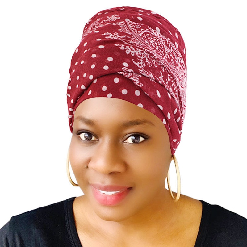 Afrika wickeln frauen kopf schal Turban Kappen modisch gedruckt hijab motorhaube Böhmischen Schleier innere hijabs für Deckel moslemisches headdres
