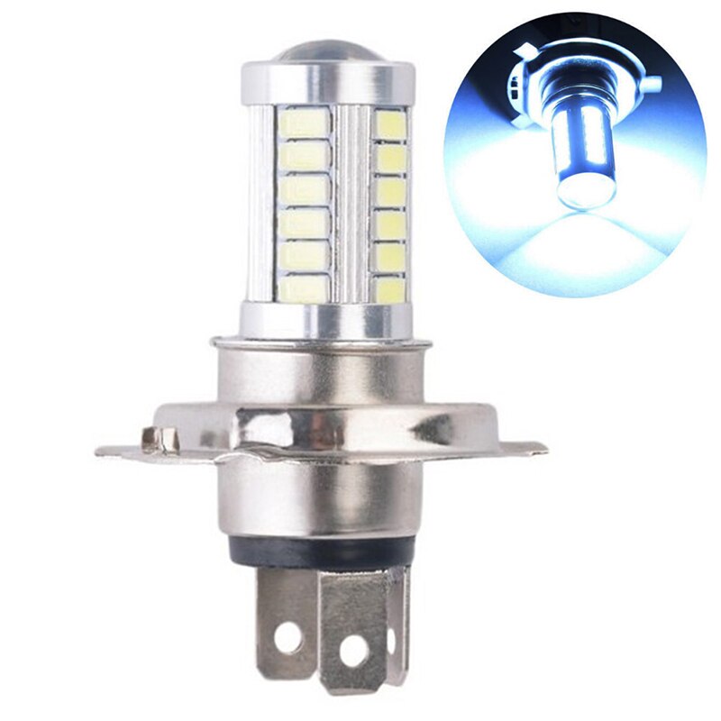 H4 33SMD LED Motorrad Scheinwerfer Lampen 800LM 6500K LED Moto Motorrad Tagfahrlicht Licht Auto Lichter