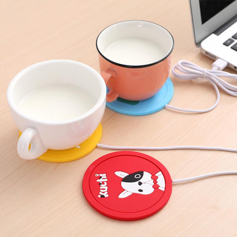 Silikon USB Tasse Wärmer Wärme Getränke Becher matt Halten Getränke warm Heizung Becher Untersetzer Pads Tisch Matten Hause Dekor Wärme neue Heiße