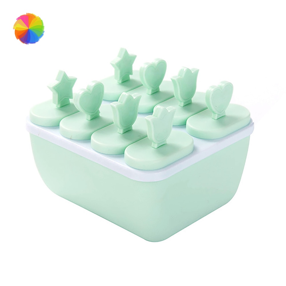 Lebensmittel Klasse Gefrorene Eis bin Stiel Eis Hersteller Coole Runde Quadratische bilden Eis Schimmel Nein-toxischen Kunststoff DIY Eis Creme bilden