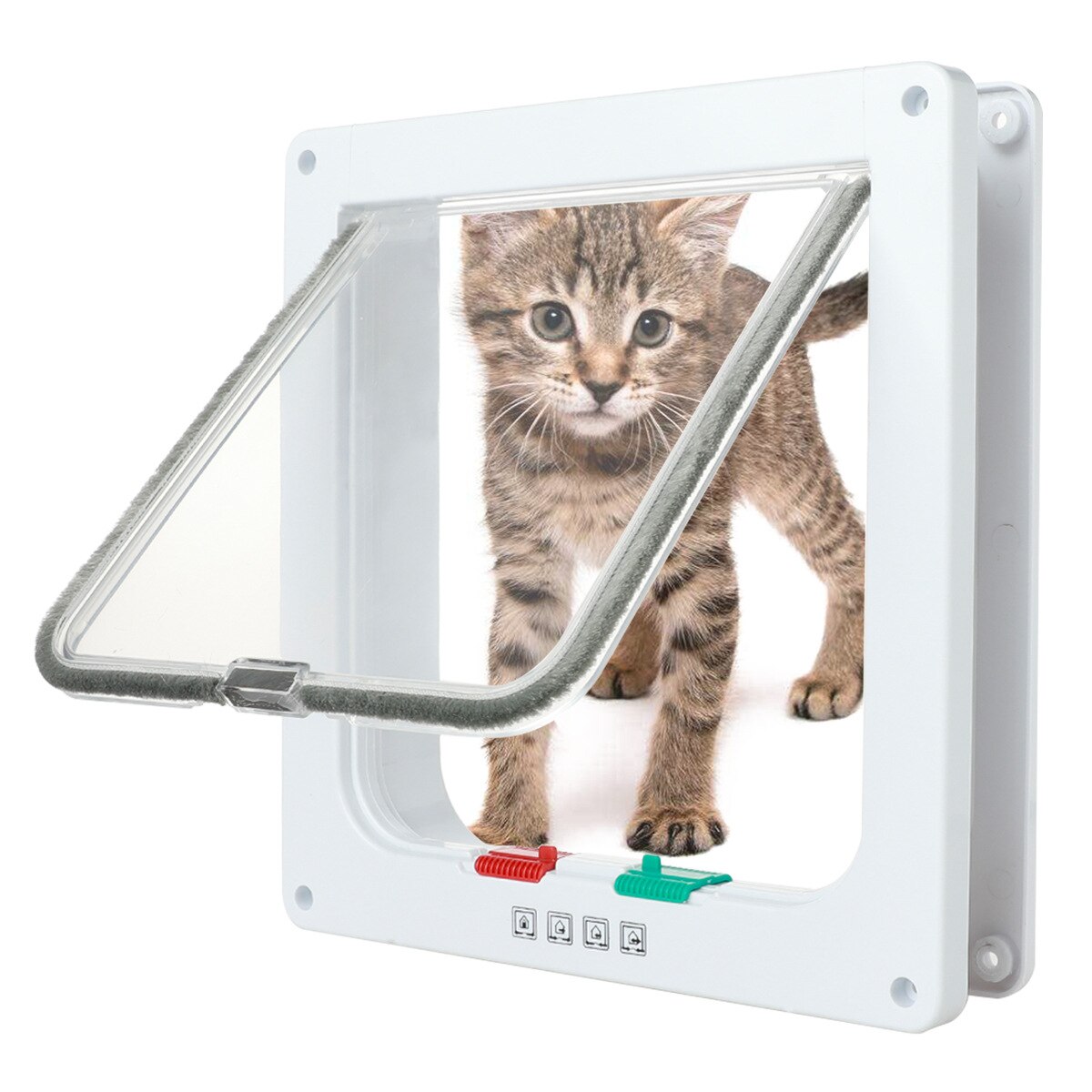 Katze kleine hund klappe tür können Kontrolle katze hund haus hund See katze tür haustier tür Haustier waren Installation katze zaun ist bequem